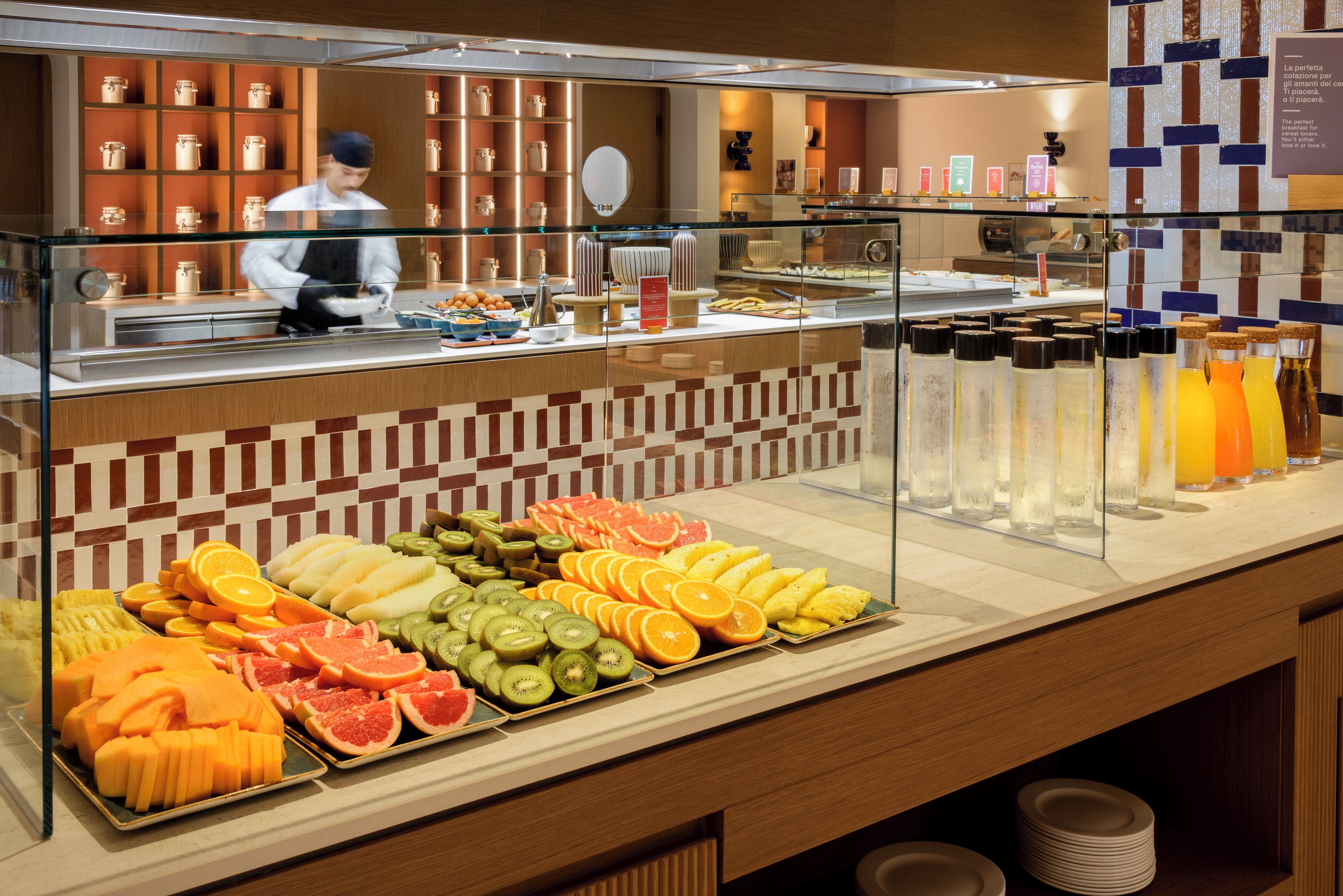 Daily buffet breakfast for a fee