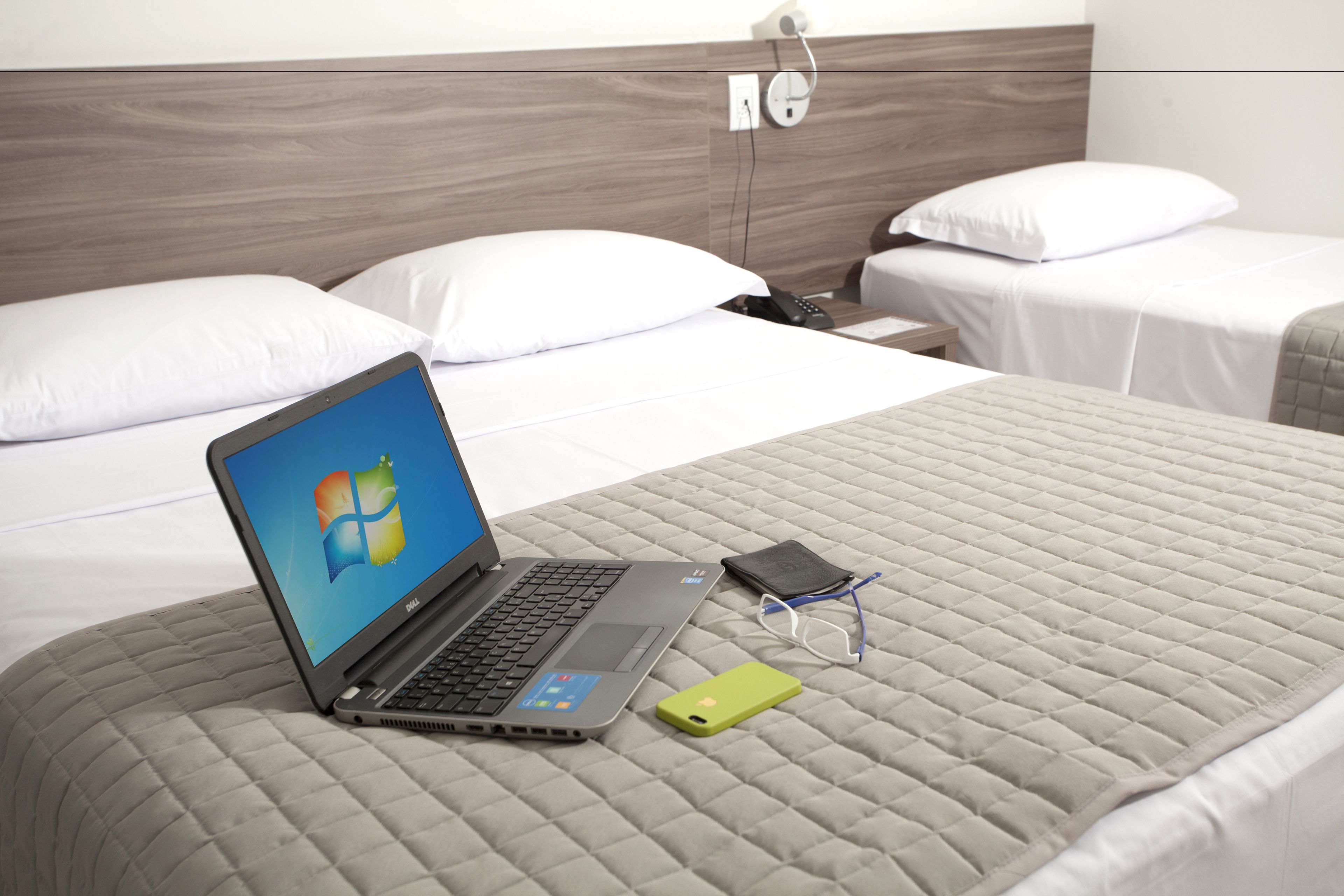 standard double room | desk, laptop workspace, blackout curtains, free wifi