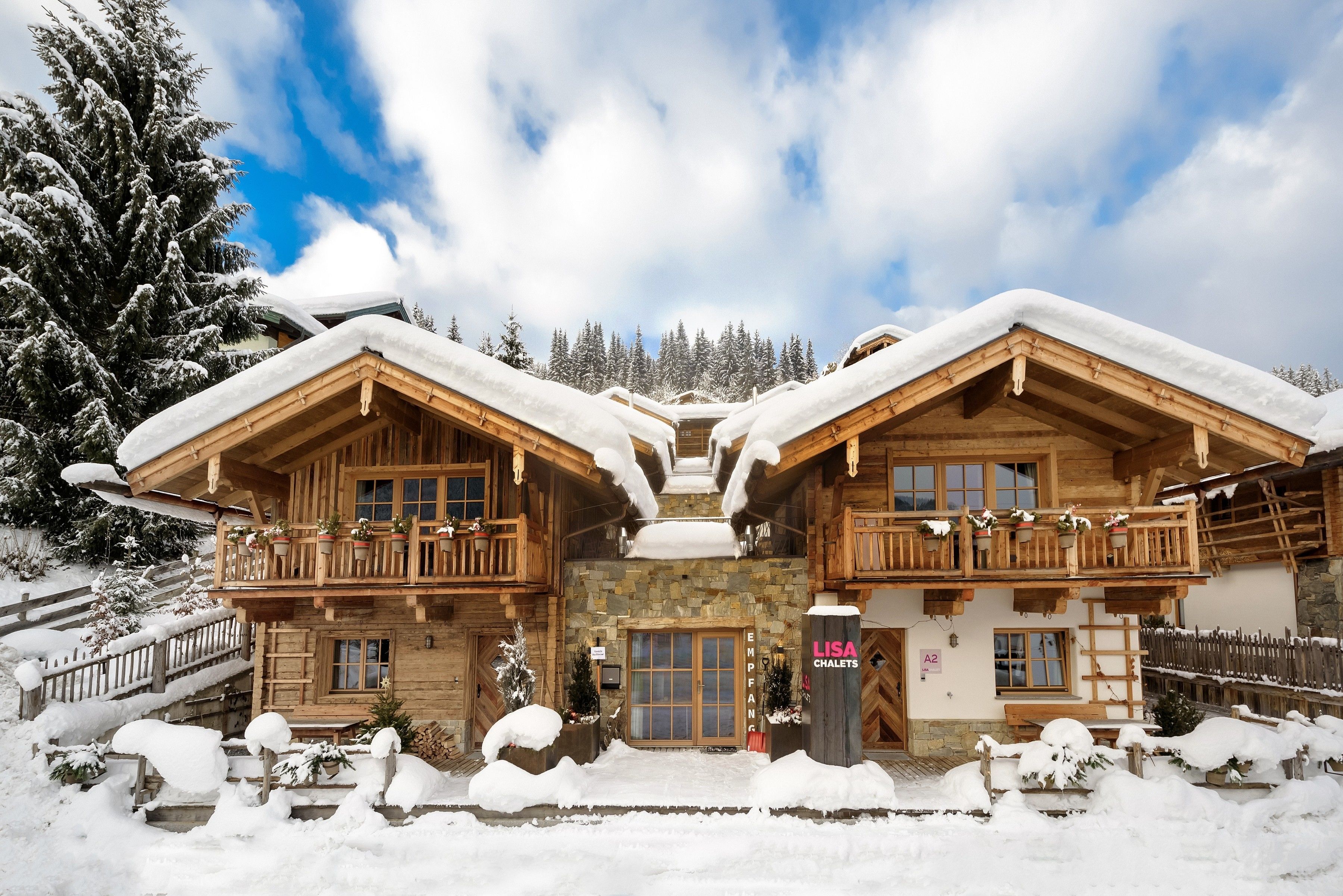 Fassade der Unterkunft