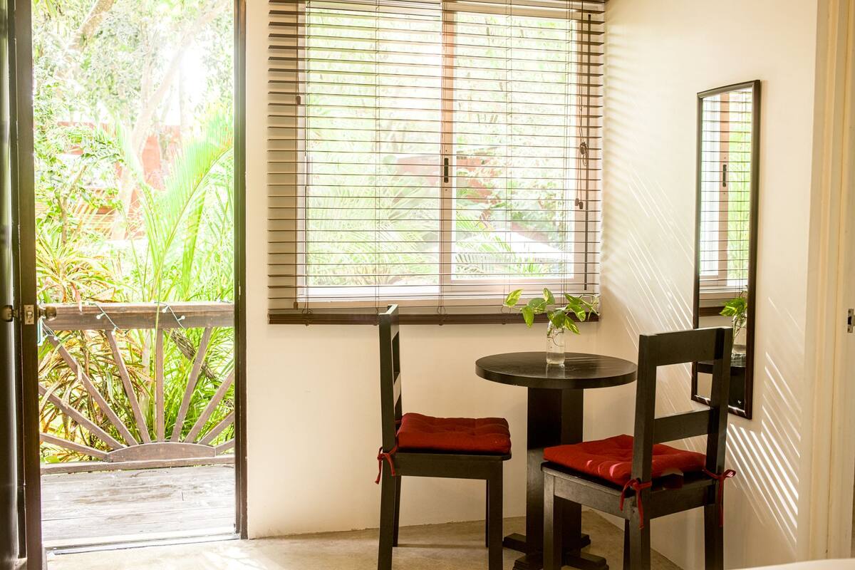 Basic Double Room, 1 Queen Bed, Pool View | In-room safe, free WiFi, bed sheets