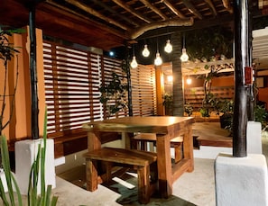 Family Duplex, 2 Bedrooms, Private Bathroom, Garden View (Courtyard ) | Terrace/patio - Torre Mar Galapagos Boutique Suites (Puerto Ayora)