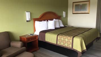 Desk, iron/ironing board, free WiFi, bed sheets