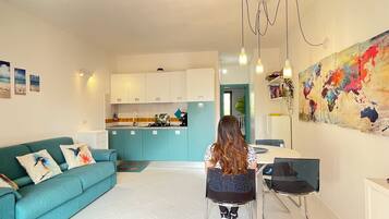 Apartment, 1 Bedroom | Living area