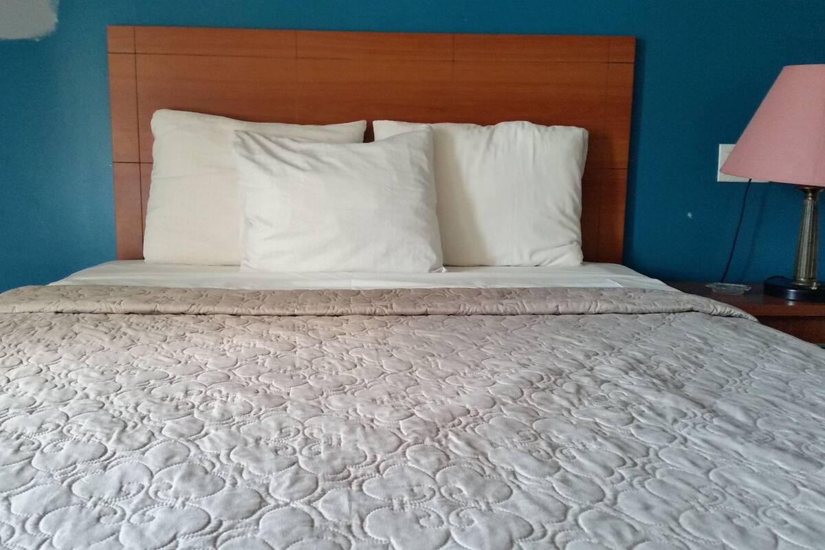 Escrivaninha, Wi-Fi de cortesia, roupa de cama