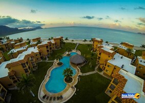 舒适公寓, 3 间卧室, 海洋景观, 临海 | 室外游泳池