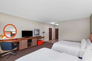 In-room safe, free WiFi, bed sheets, alarm clocks