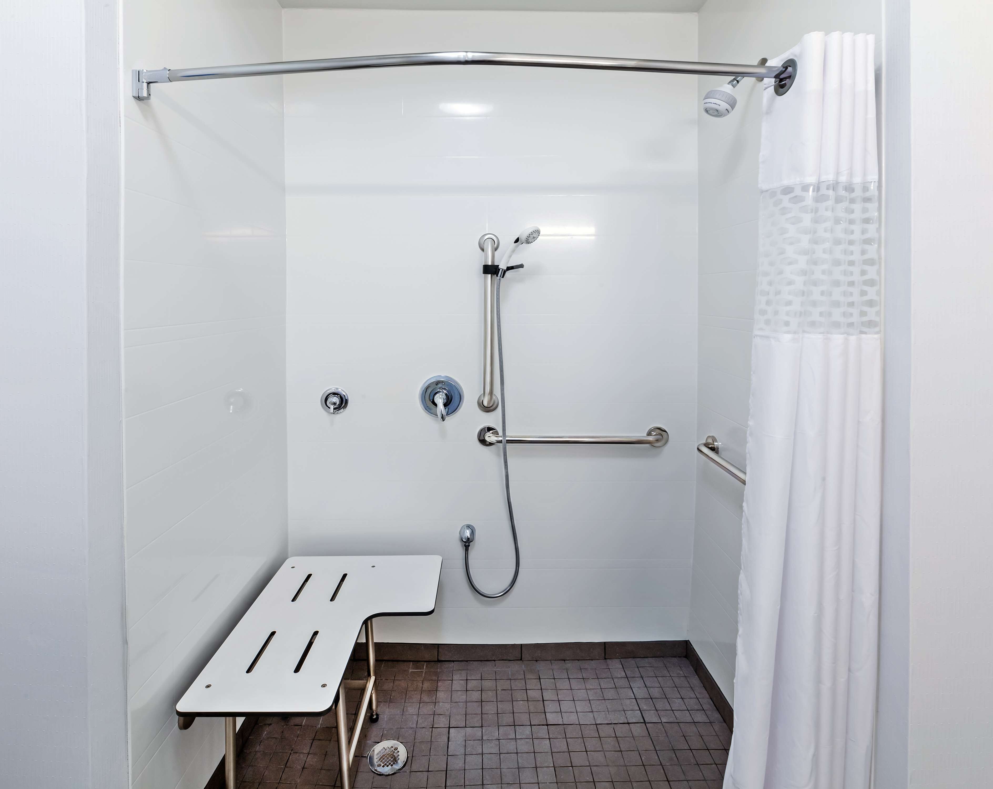 room, 1 king bed | bathroom shower