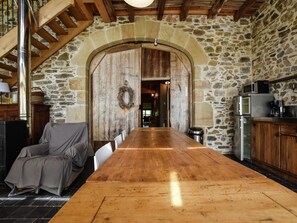Dining - Farmhouse in Pyrenees with Pool (Terrou)