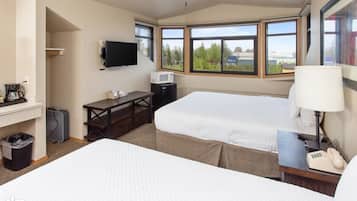 Escritorio, wifi gratis y ropa de cama