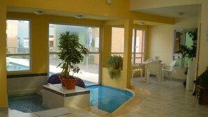 Indoor pool, outdoor pool