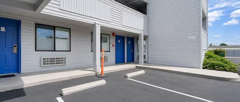 Fassade der Unterkunft