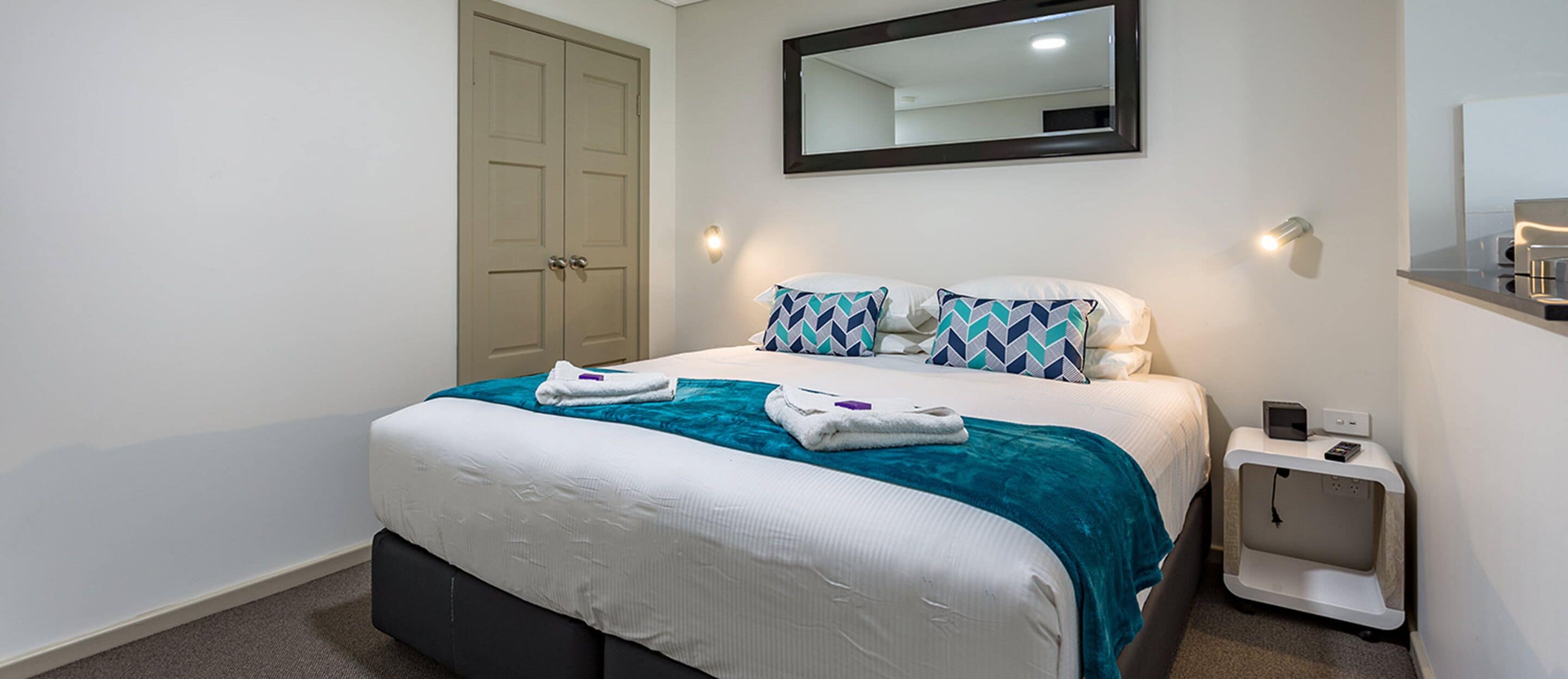 Studio Standar, 1 kamar tidur | 1 kamar tidur dan dilengkapi dengan perabotan berbeda-beda