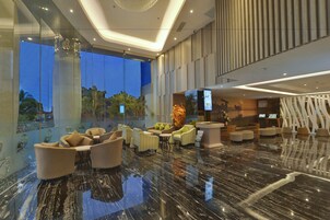 Sala de estar en el lobby
