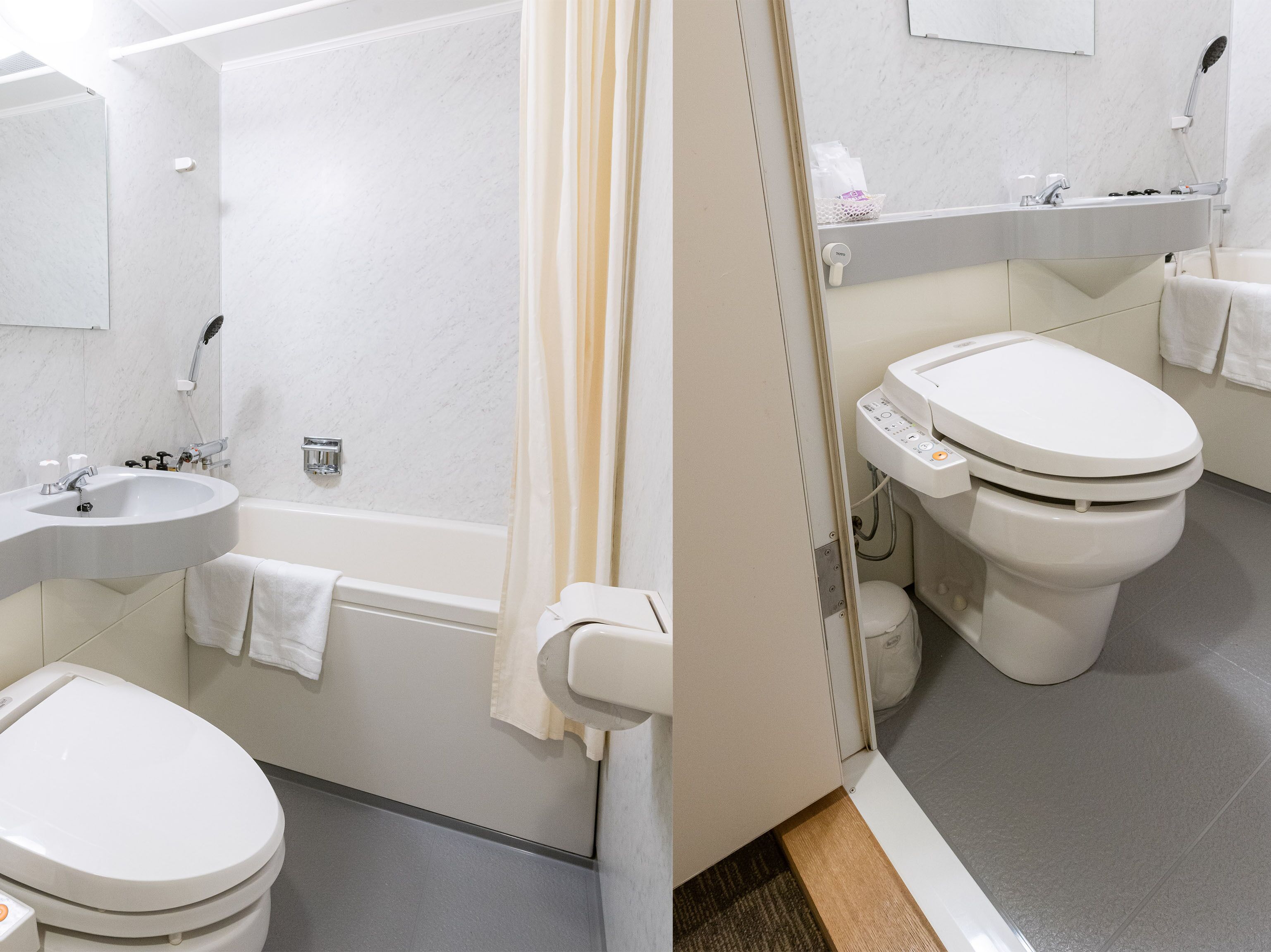 double room | bathroom | shower, free toiletries, hair dryer, slippers