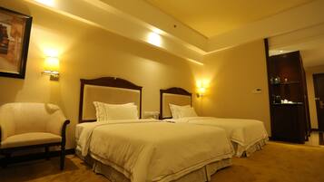 In-room safe, desk, blackout curtains, free cots/infant beds