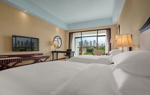 Premium bedding, down duvets, pillow-top beds, minibar