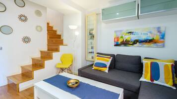 Exclusive-Maisonette, Mehrere Betten, KĂŒche, Stadtblick