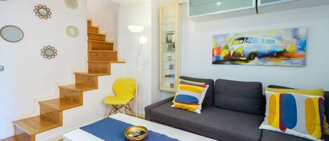 Exclusive Duplex, Multiple Beds, Kitchen, City View | 1 bedroom, Egyptian cotton sheets, premium bedding, down comforters