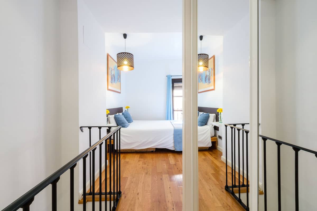 exclusive duplex, multiple beds, kitchen, city view | 1 bedroom, egyptian cotton sheets, premium bedding, down duvets