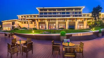 Front of property - evening/night