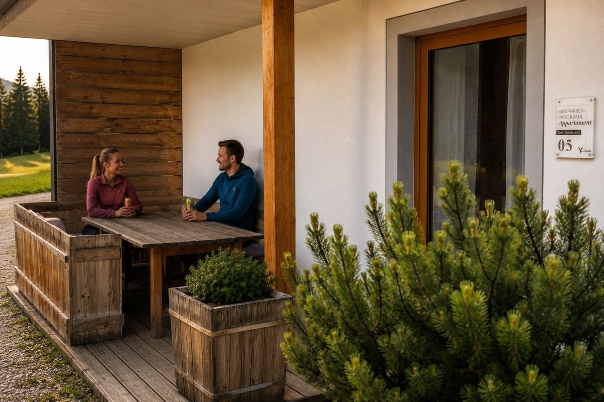 Biosphaerenappartement | Terrace/patio