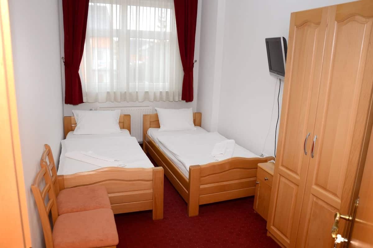 Kamar Twin, pemandangan gunung | Brankas, meja kerja, kedap suara, dan tempat tidur bayi (biaya tambahan)