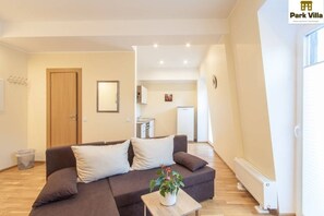 Standard-Apartment (4-12-Va) | 1 Schlafzimmer, hochwertige Bettwaren, schallisolierte Zimmer