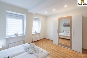Superior appartement (4-13-Al) | 1 slaapkamer, luxe beddengoed, geluiddichte muren, babybedden (toeslag)