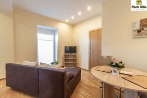 Standard-Apartment (4-12-Va) | 1 Schlafzimmer, hochwertige Bettwaren, schallisolierte Zimmer