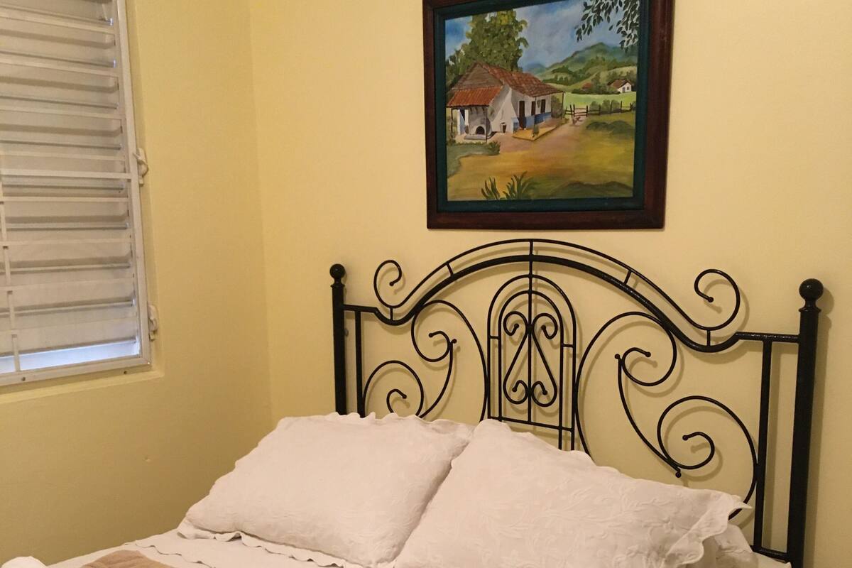 1 bedroom, premium bedding, iron/ironing board, WiFi (free)