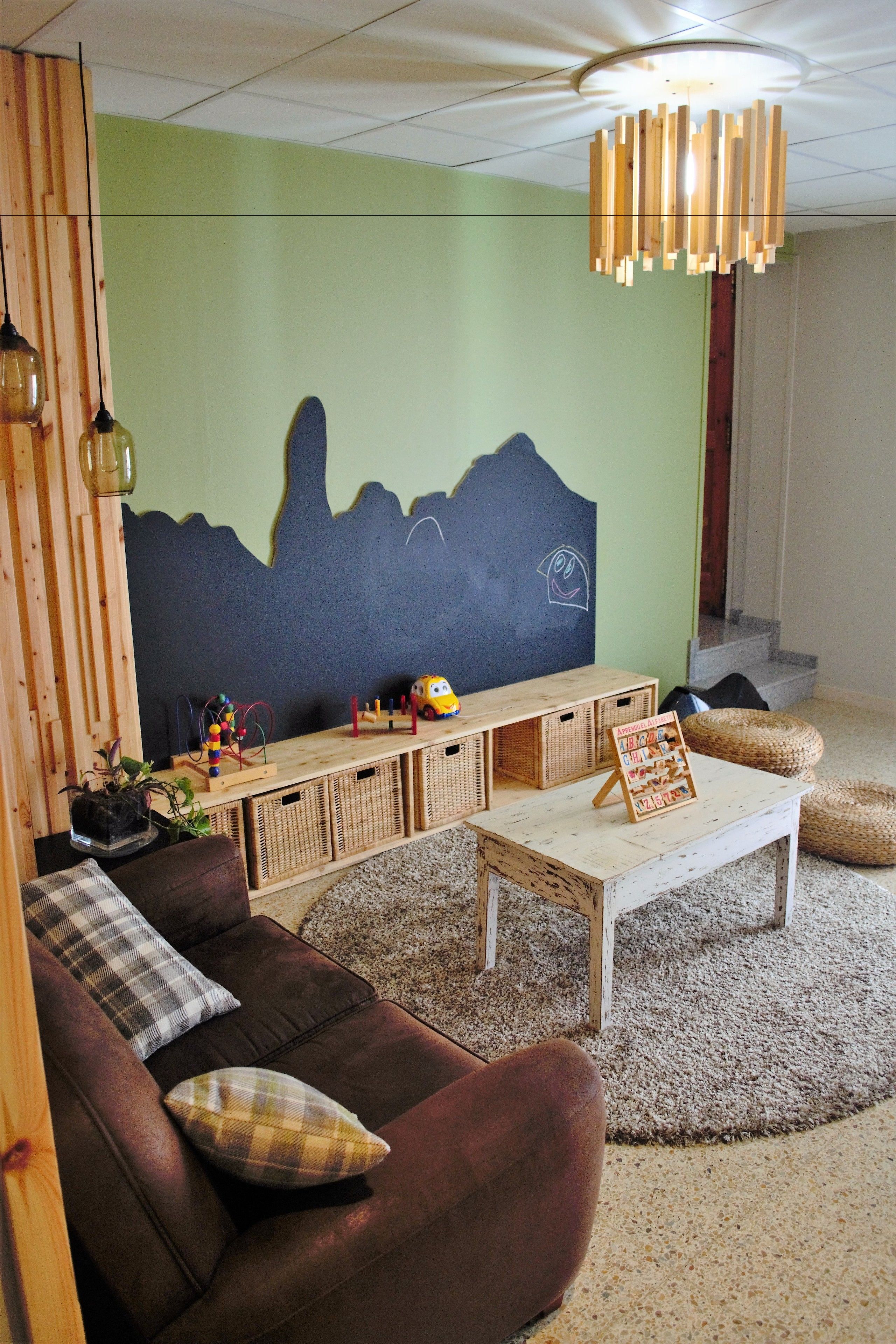 Área de juegos infantiles techada