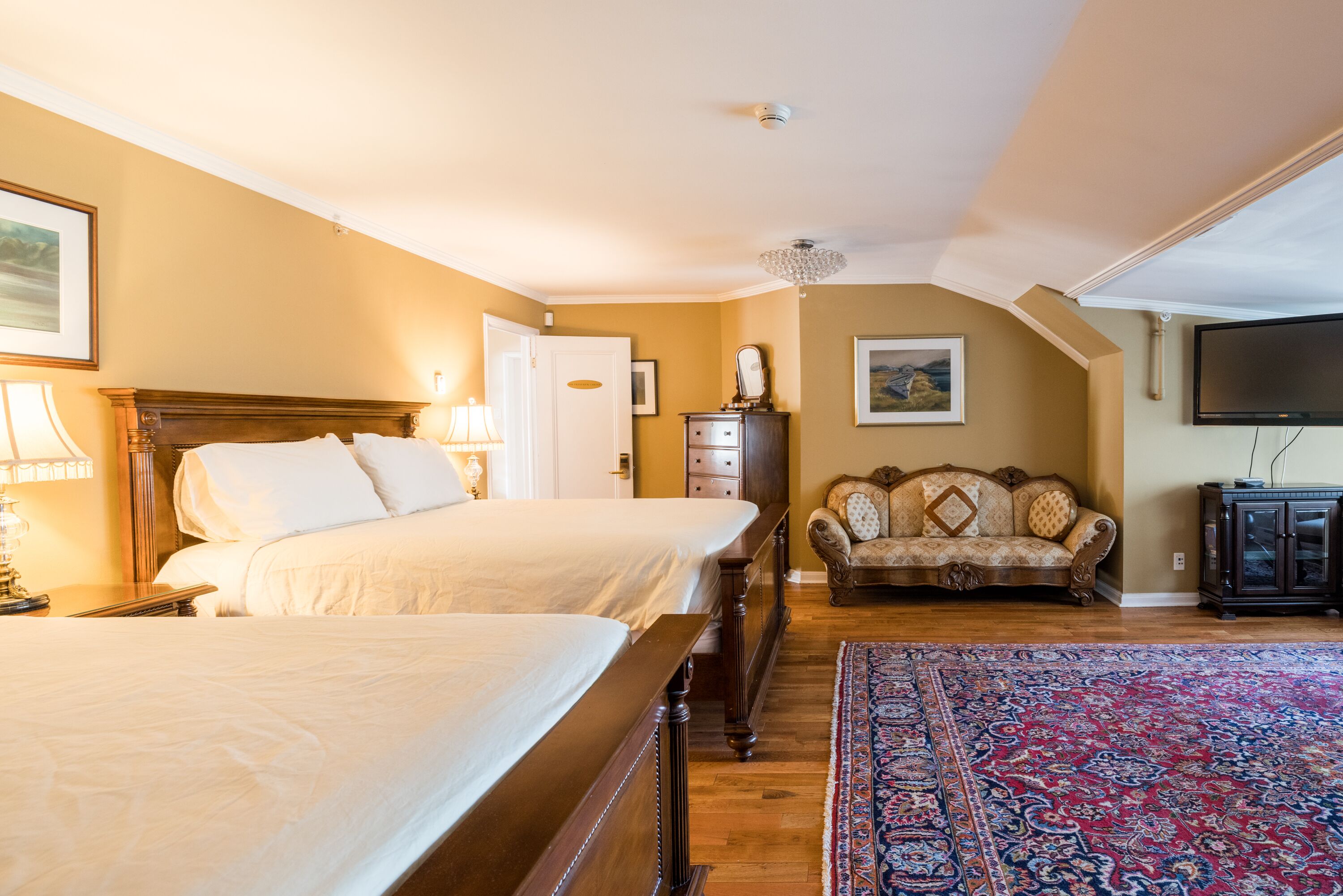 room, 2 queen beds (sir frederic carter executive suite) | premium bedding, individually decorated, individually furnished, desk