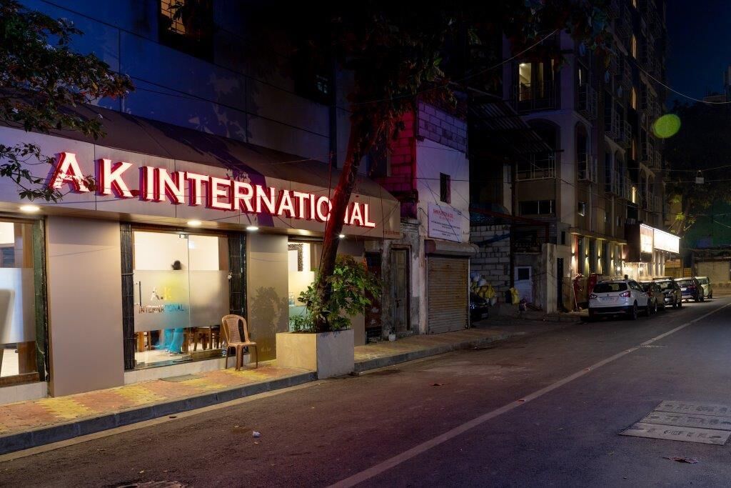 Front of property - evening/night