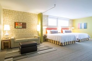 In-room safe, desk, iron/ironing board, free cribs/infant beds