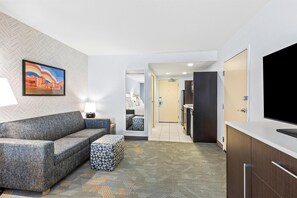 Studio, 2 Queen Beds, Non Smoking | Living area | 42-inch LCD TV with cable channels, TV - Home2 Suites by Hilton Youngstown West/Austintown (Austintown)
