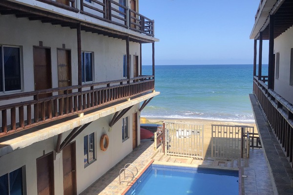 Outdoor pool, open 9:00 AM to 7:00 PM, sun loungers