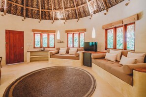 Exclusive Villa, 2 Queen Beds, Private Pool | Television