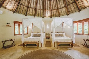 Premium bedding, memory-foam beds, free WiFi, bed sheets