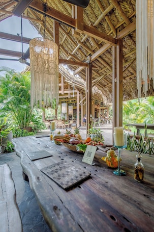 Outdoor banquet area. One Santuario Natural