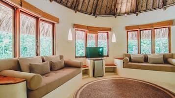 Luxury Cabin, Berbilang Katil, Private Pool | 1 bilik tidur, peralatan tempat tidur premium, busa memori
