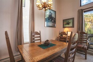 Dining - Storm Meadows Townhouse 4 Town House (Steamboat Springs)