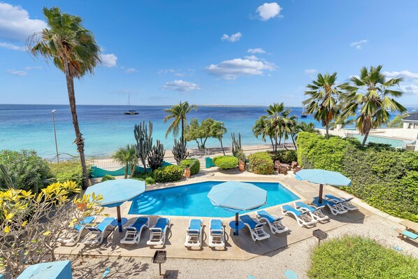 Exclusive-Penthouse, 1 King-Bett, Meerblick | Terrasse/Patio