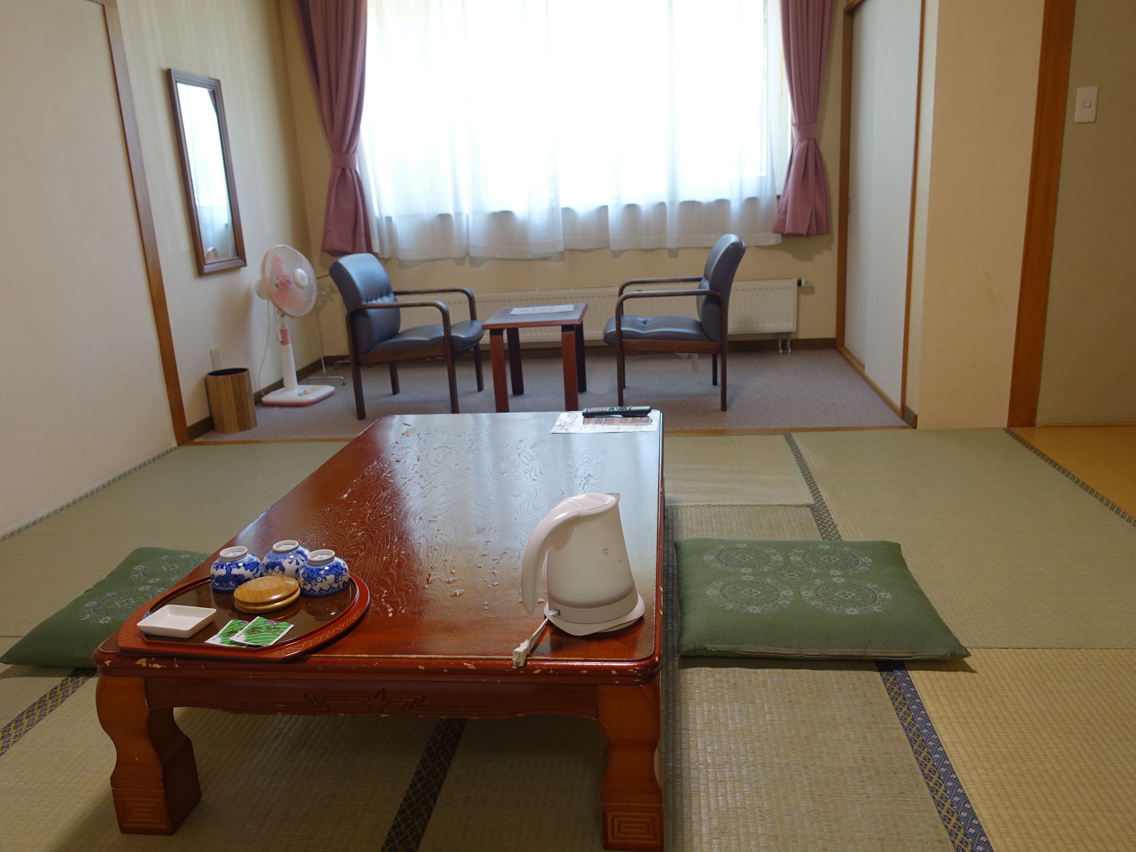 japanese style room with private bathroom, non smoking | 1 bedroom, in-room safe, blackout curtains, free wifi