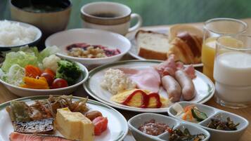 Daily buffet breakfast for a fee