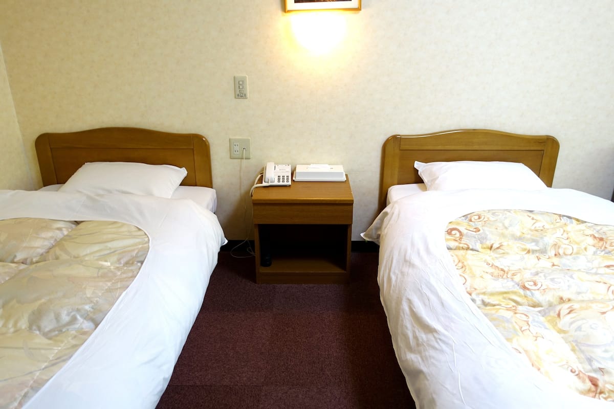 twin room, non smoking | 1 bedroom, in-room safe, blackout curtains, free wifi