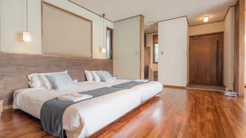 Executive Villa, Private Pool, Ocean View (4 Semi-Double Beds & 2 Japanese Futon) | 2 bedrooms, desk, iron/ironing board, free WiFi