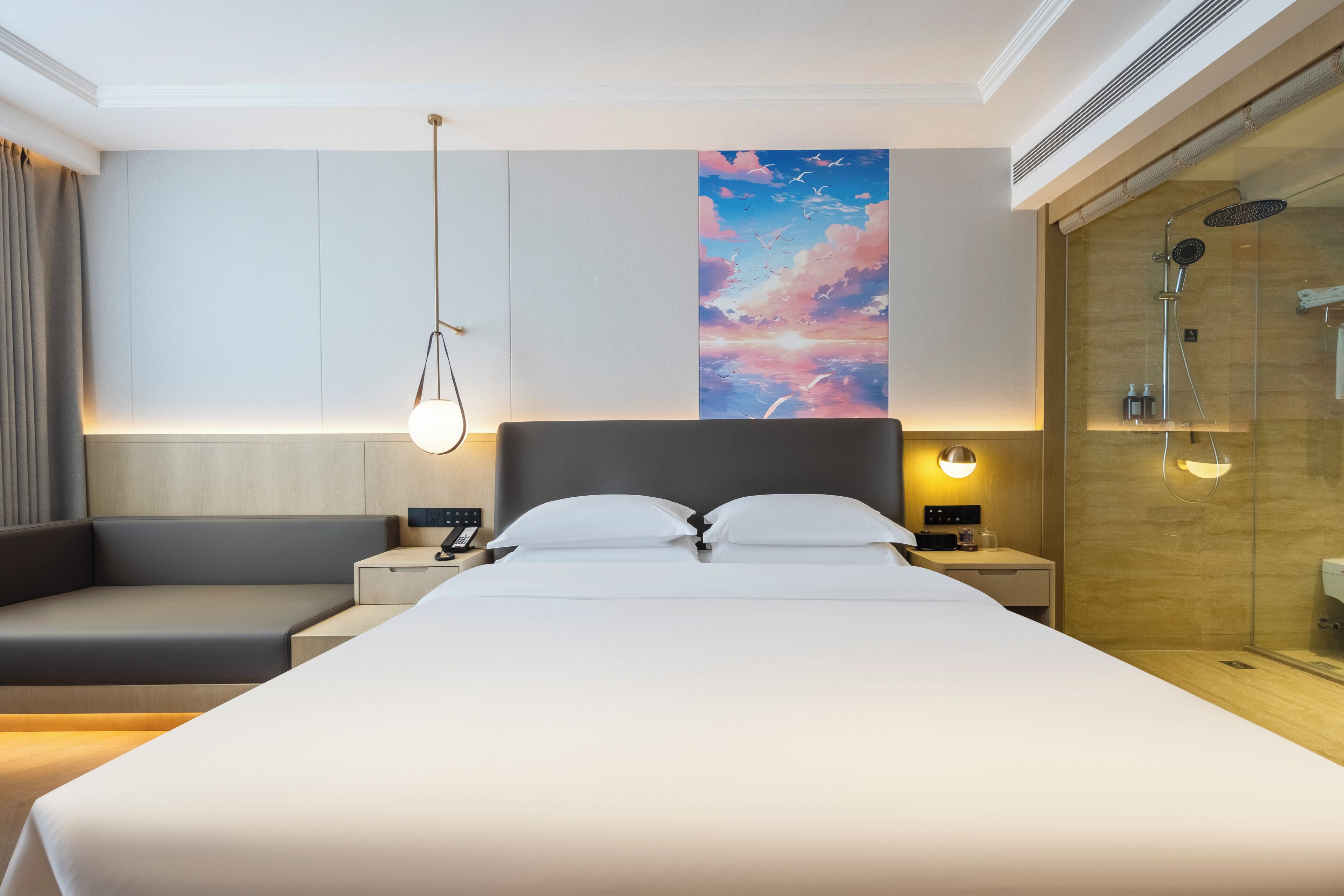 fuga room, ocean view | minibar, in-room safe, desk, iron/ironing board