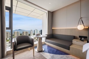Fuga Room, Ocean View | Minibar, in-room safe, desk, iron/ironing board