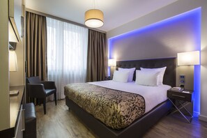 Minibar, in-room safe, desk, blackout drapes