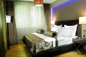 Minibar, in-room safe, desk, blackout drapes